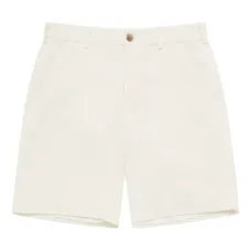 Шорты из смеси хлопка и льна