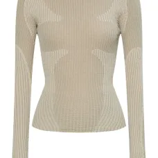 Длинные рукава в рубчик Длинные рукава в рубчик