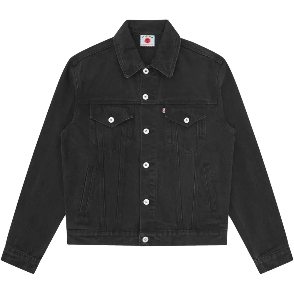 Джинсовая куртка с логотипом