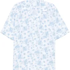 Рубашка с цветочным принтом