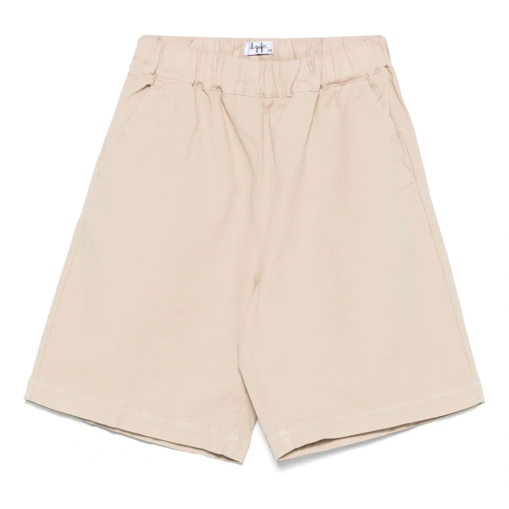 Шорты-бермуды из канваса