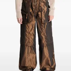 брюки с эффектом потертости