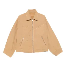 Куртка на молнии с эффектом разбрызганной краски