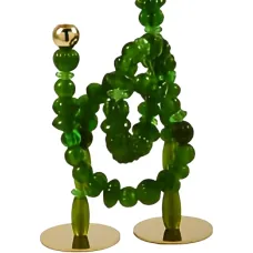 Подсвечник с бусинами Подсвечник с бусинами