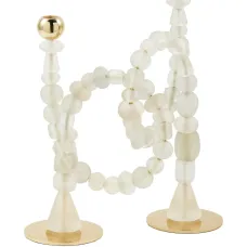 Подсвечник с бусинами Подсвечник с бусинами