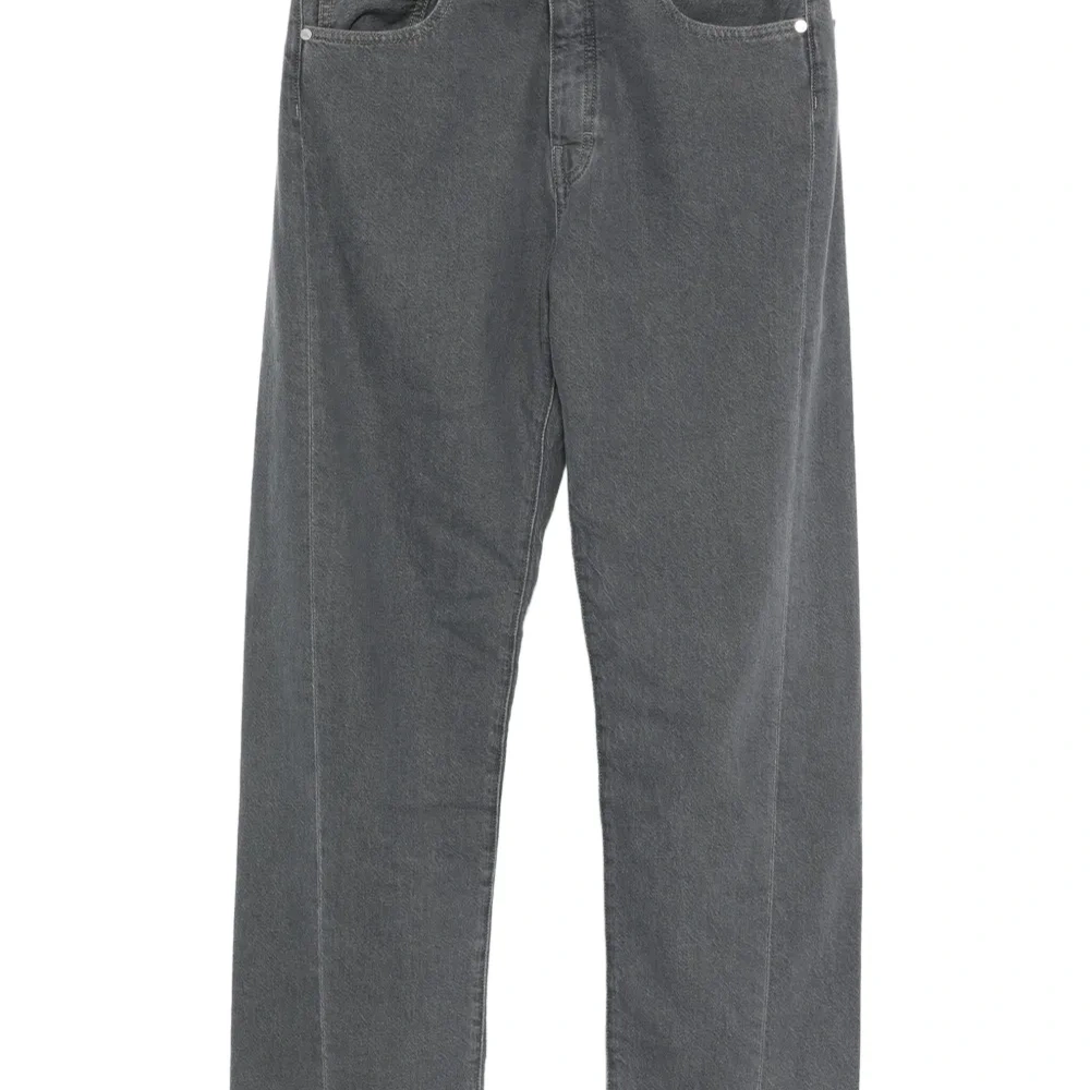 Джинсы с нашивкой-логотипом