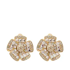 Серьги с цветочным декором