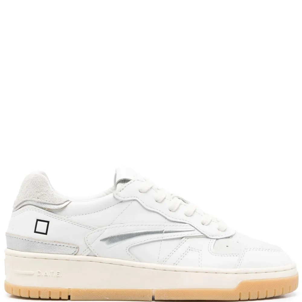 Кожаные кроссовки