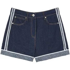 Джинсовые шорты с логотипом