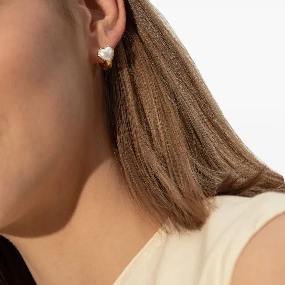 Серьги-хагги Keep Sparkling Heart