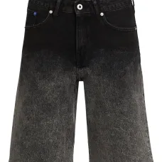 Джинсовые шорты с эффектом омбре Джинсовые шорты с эффектом омбре