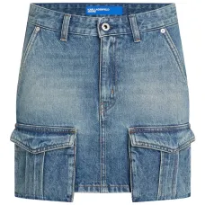 Джинсовая юбка мини