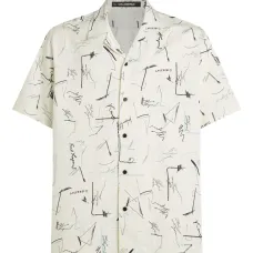 Рубашка с принтом