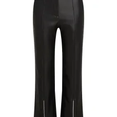 Укороченные брюки из искусственной кожи