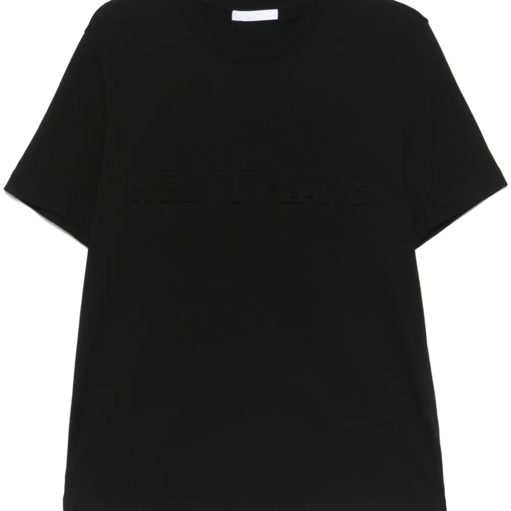 Футболка с тисненым логотипом