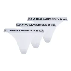 Комплект трусов-стрингов с вышитым логотипом Комплект трусов-стрингов с вышитым логотипом