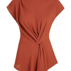 Драпированный топ