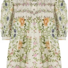 Блузка с цветочным принтом