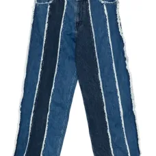 Джинсы с бахромой Джинсы с бахромой