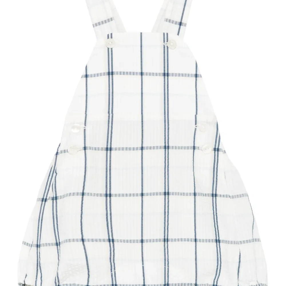 Короткий комбинезон в клетку