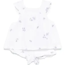 Комплект из топа и шортов с вышивкой Комплект из топа и шортов с вышивкой