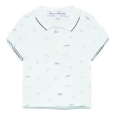 Рубашка поло с принтом