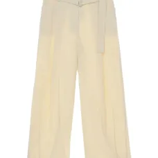 Брюки с двойным поясом