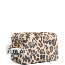 Большая косметичка с леопардовым принтом