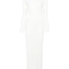 Платье макси со сборками