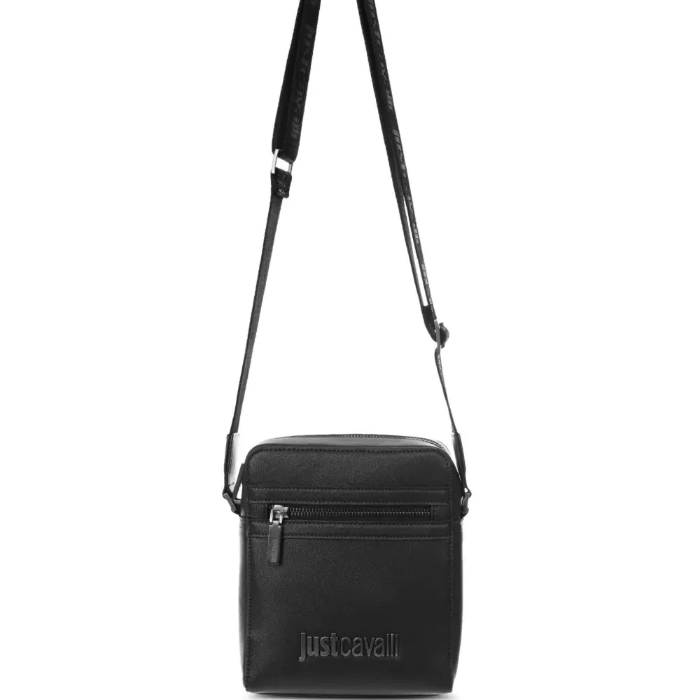 Сумка на плечо с тисненым логотипом