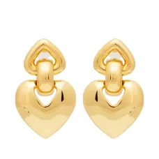 Позолоченные серебряные серьги