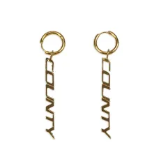 Серьги-кольца County