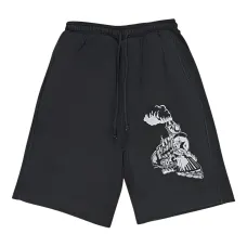 Шорты с кулиской и графичным принтом Шорты с кулиской и графичным принтом