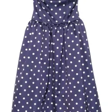 Платье миди в горох
