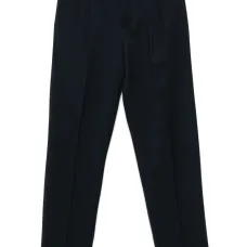 Брюки из вирджинской шерсти со складками