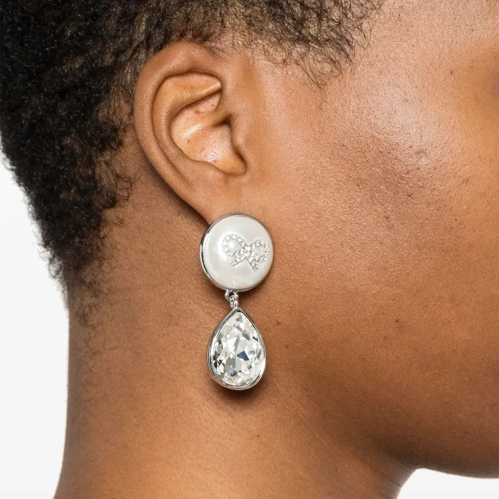 Серьги с кристаллами