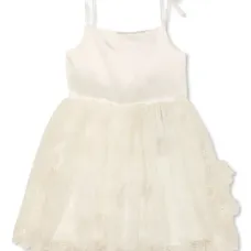 Платье с цветочной вышивкой