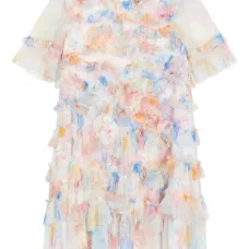 Платье с цветочным принтом