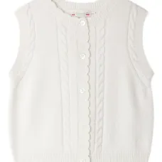 Кардиган без рукавов