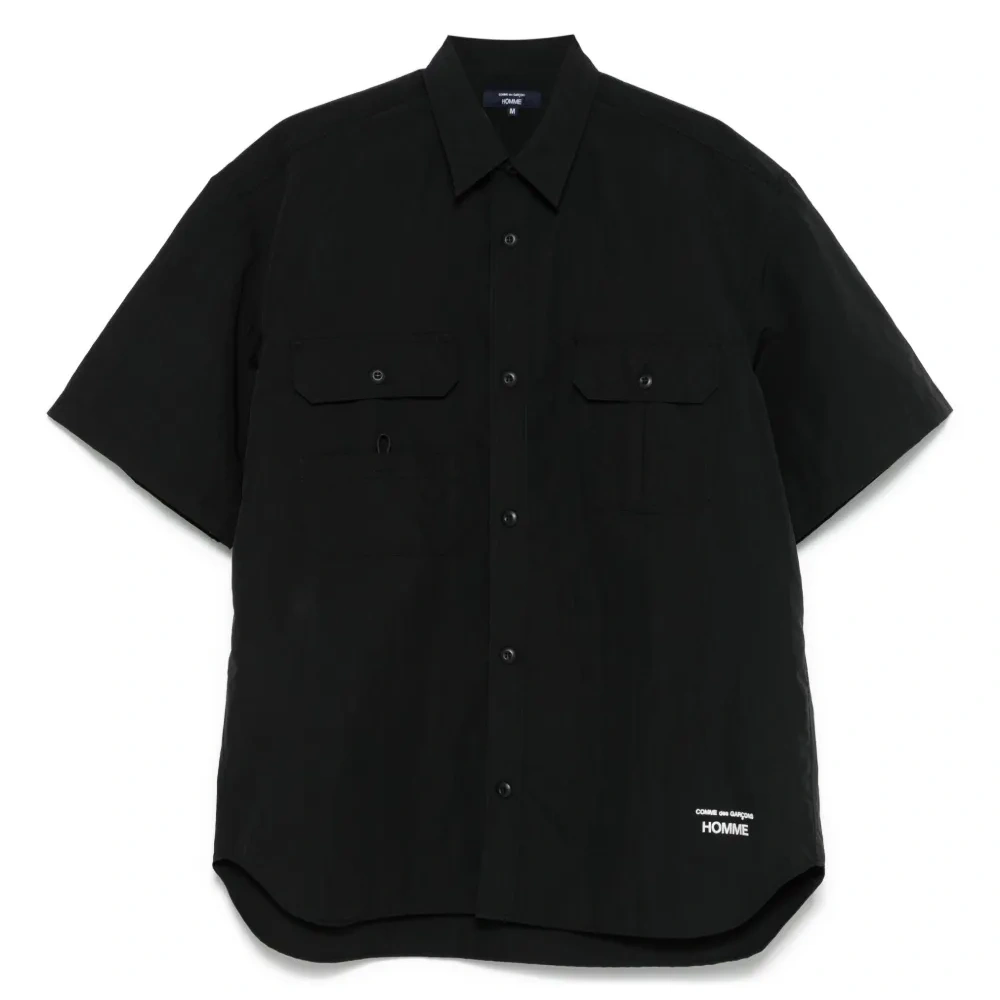 Рубашка с вышитым логотипом