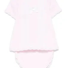 Трикотажный комплект из топа и шортов Трикотажный комплект из топа и шортов