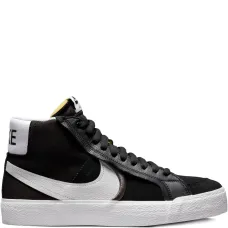 кеды SB Zoom Blazer Mid Premium Plus Black White