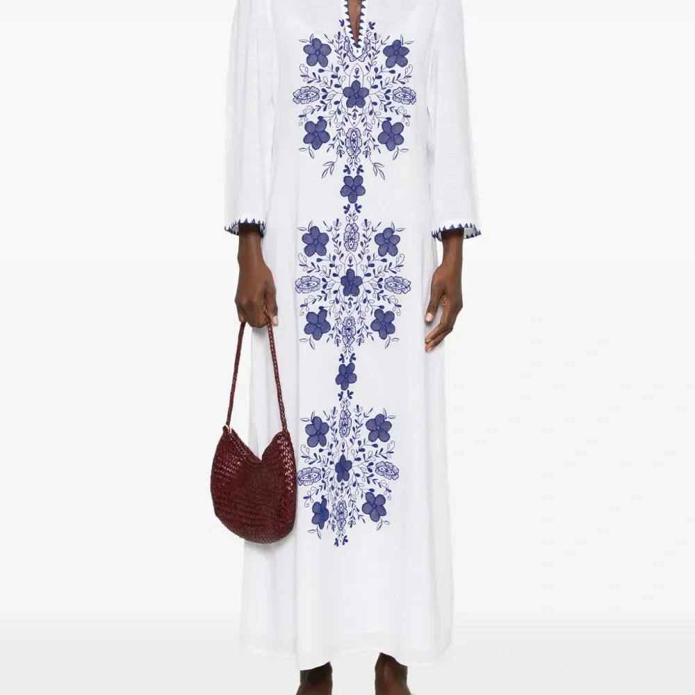 Платье миди с вышивкой Vahani