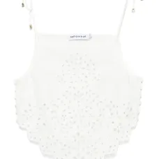 Топ с вышивкой