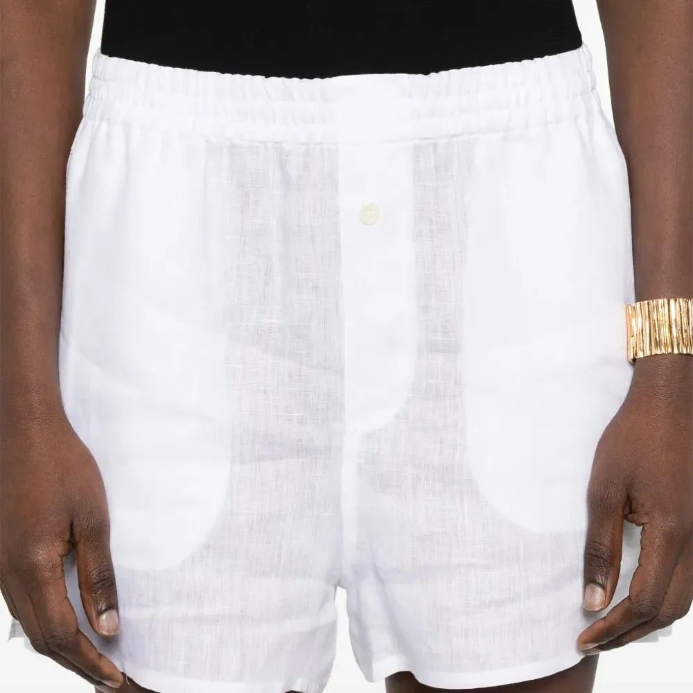 Льняные шорты