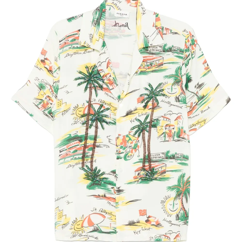 Рубашка с принтом