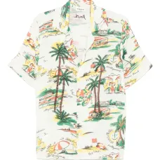 Рубашка с принтом