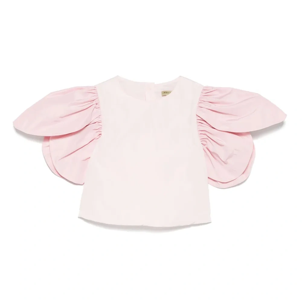 Блузка с объемными рукавами