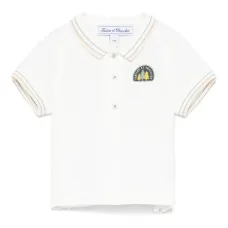 Рубашка поло с нашивкой-логотипом