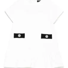 Комплект из платья и блумеров с вышитым логотипом